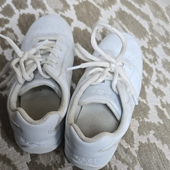 Kids White Sneakers - Picture 8 of 8